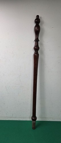 Vintage turned mahogany - vintage, handle
