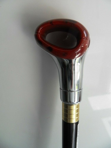 Walking stick steel faux - +,