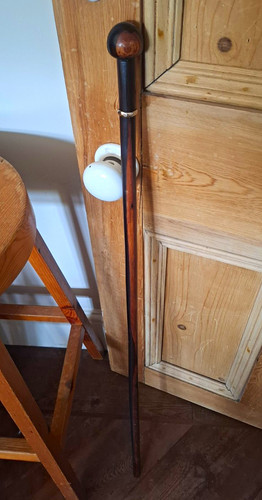 Wooden rosewood walking cane - wooden,