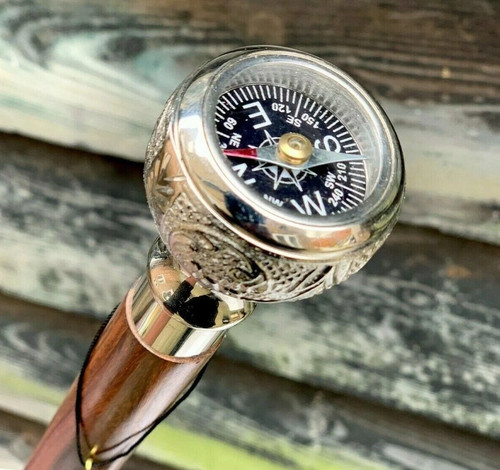 Classic wooden walking cane - wooden,