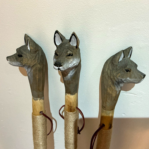 Wooden hiking walking stick - wooden, hiking/walking