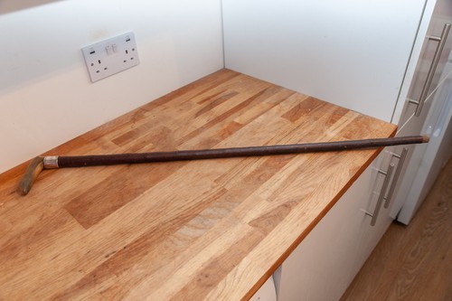 Victorian walking stick - , with