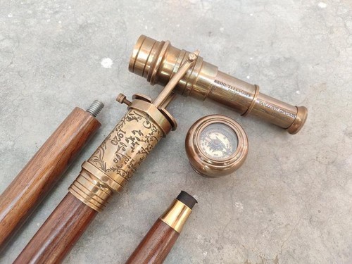 Compass head handle wooden - head,