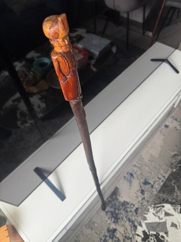 Wooden walking stick moula - ,