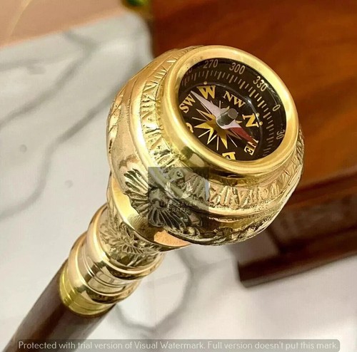 Victorian stick wooden walking - wooden,