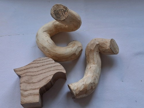 Wooden walking stick - x,