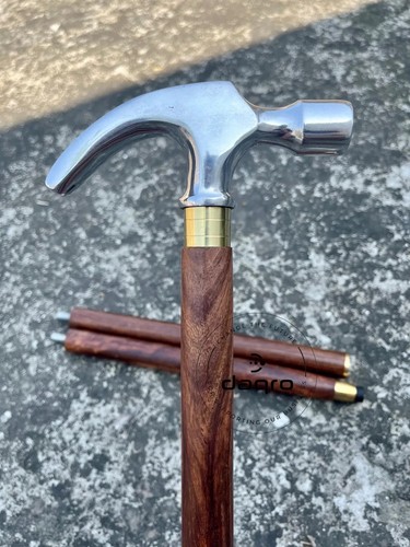 Antique solid hammer head - antique,