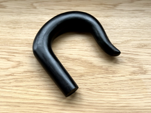 Walking stick half - half, turned