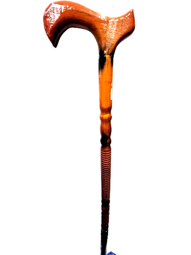 Wooden walking stick strong - wooden,