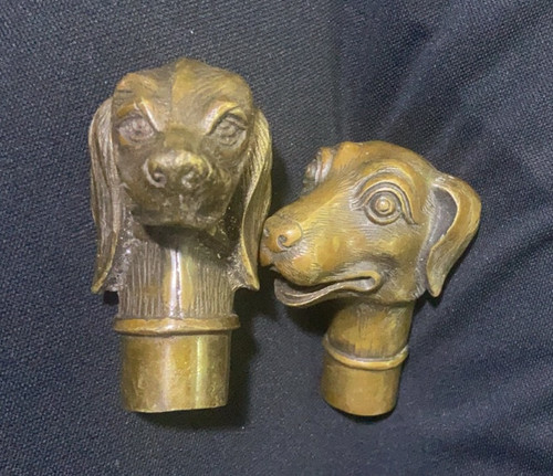 2pc vintage old bronze - vintage,