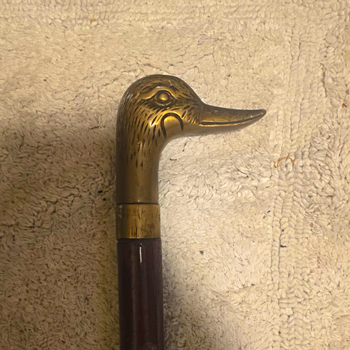 Wood walking cane stick with - cane,