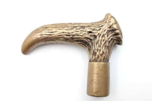 Vintage cast brass - cast, horn