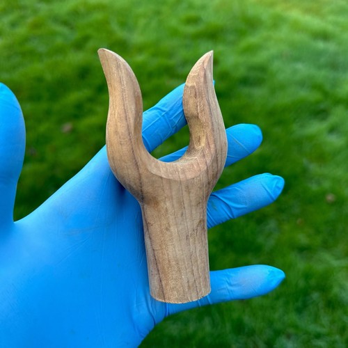 Wooden walking stick handle - walking,