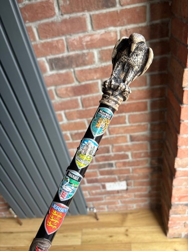 Walking stick with sculpted - walking,