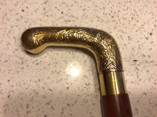 Walking stick plain wooden - plain,