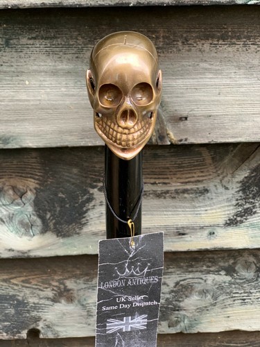 Skull handle foldable wooden - handle,