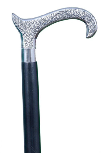 Black rose wooden walking - black,