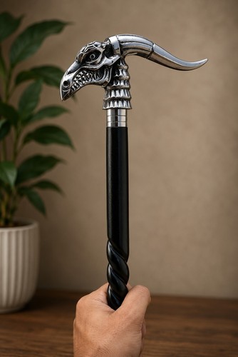 Dragon skull handle walking - skull,