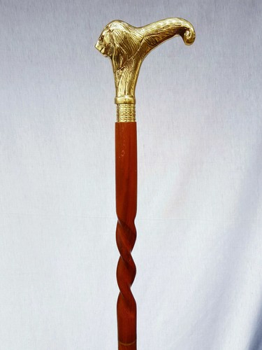 Antique brass handle head new - handle,