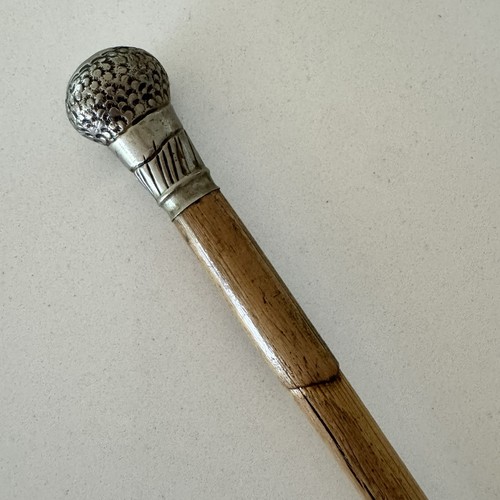 Antique bamboo walking stick - bamboo,