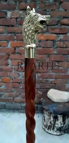 Walking stick solid - walking, brass